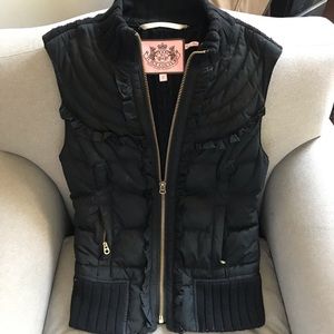 Juicy Couture Quilted and Cableknit Vest